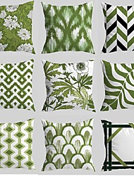 cheap -green retro geometric pillowcase american pastoral sofa cushion model room car decoration pillow cross-border home