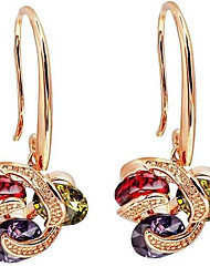 cheap -May Polly European and American new fashion flower shaped earrings