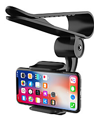 cheap -2021 New 360 Car Clip Sun Visor Cell Phone Holder Mount Stand Soporte Movil for Iphone Xs GPS Rearview Mirror Holder Car Mobile