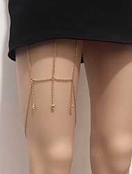 cheap -Leg Chain Personalized Holiday European Women&#039;s Body Jewelry For Party Evening Gift Alloy Silver Gold 1 PC