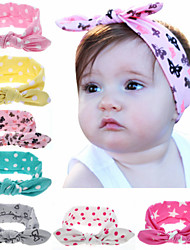 cheap -Baby Unisex Active / Sweet Casual / Daily Polka Dot Shiny Metallic Polyester Hair Accessories White / Blue / Gray Kid onesize