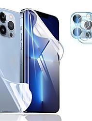 cheap -Phone Screen Protector For Apple iPhone 13 Pro Max 12 11 SE 2022 X XR XS Max 8 7 Tempered Glass 3 pcs High Definition (HD) Ultra Thin Scratch Proof Front &amp; Back &amp; Camera Lens Protector Phone Accessory