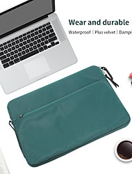 cheap -Laptop Sleeves 1944 12&quot; 14&quot; 13&quot; inch Compatible with Macbook Air Pro, HP, Dell, Lenovo, Asus, Acer, Chromebook Notebook Laptop Carrying Case Cover Waterpoof Shock Proof Polyester Solid Color for