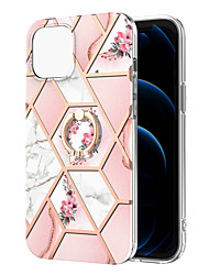 cheap -Phone Case For Apple Classic Series iPhone 13 Pro Max 12 11 SE 2022 X XR XS Max 8 7 Bumper Frame Ring Holder Soft Edges Flower TPU PC