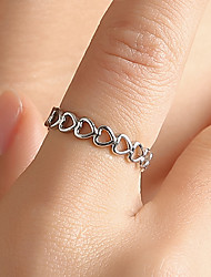 cheap -Ring For Women&#039;s Street Daily Date Alloy Mismatched Heart Cheap