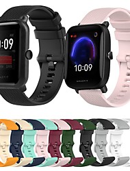 cheap -1 pcs Smart Watch Band Compatible with Amazfit Huami Amazfit Stratos 2 Amazfit Pace Amazfit Stratos Smartwatch Strap Waterproof Breathable Sweatproof Sport Band Replacement  Wristband