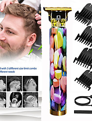 cheap -Hair Clippers for Men Professional Cordless Rechargeable Hair Trimmer Metal Body Cutting Grooming Kit Beard Shaver Barbershop