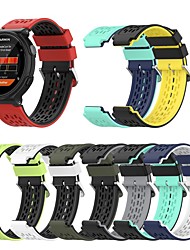 cheap -1 pcs Smart Watch Band for Garmin Approach S42 / S40 / S12 Approach S62 20mm 22mm Silicone Smartwatch Strap Waterproof Adjustable Breathable Sport Band Replacement  Wristband