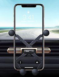 cheap -Car Phone Holder Mini Gravity Phone Stand Bracket For iPhone Samsung Universal Air Vent Mount Phone Holder Clip