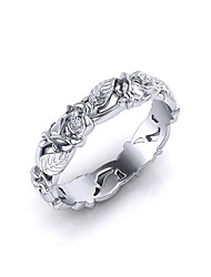 cheap -Ring Party Silver Alloy Flower Shape Elegant 1pc / Women&#039;s / Gift