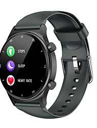 cheap -NK09 Smart Watch 1.32 inch Smartwatch Fitness Running Watch Bluetooth Pedometer Call Reminder Activity Tracker Compatible with Smartphone Men Waterproof Long Standby Message Reminder IP 67 46mm Watch