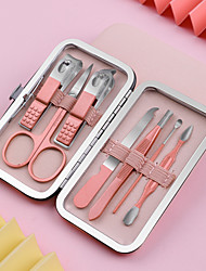 cheap -Stainless Steel Nail Clipper Set 7 Piece Pedicure Knife Beauty Pliers Tool