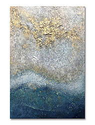 cheap -Mintura Handmade Oil Painting On Canvas Wall Art Decoration Modern Abstract Golden Picture For Home Decor Rolled Frameless Unstretched Painting
