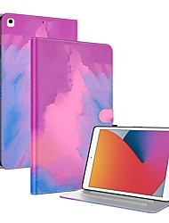 cheap -Tablet Case Cover For Apple iPad 10.2&#039;&#039; 9th 8th 7th iPad Air 5th 4th iPad Pro 12.9&#039;&#039; 5th iPad mini 6th 5th 4th iPad Pro 11&#039;&#039; 3rd Card Holder with Stand Flip Scenery TPU PU Leather