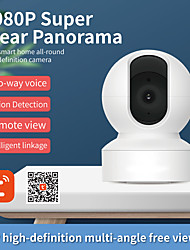 cheap -Tuya Smart Moving Camera WiFi Surveillance Camera 360 Rotation Monitoring Security Alarm Tracking Mobile Phone Remote Monitoring