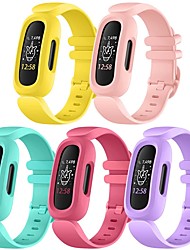 cheap -5 PCS  Keponew  Bands Compatible with Fitbit Ace 3 for Kids Soft TPE Waterproof Sports Bracelet Strap for Fitbit Ace 3 Girls Boys