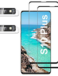 cheap -2 Pack Galaxy S10 Screen Protector 9H Tempered Glass Include a Camera Lens Protector Ultra  Fingerprint Compatible  HD Clear 3D Curved for Samsung S10 Glass Screen Protector