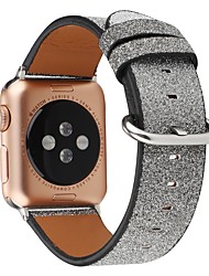 cheap -1pc Smart Watch Band Compatible with Apple iWatch 38/40/41mm 42/44/45mm Grain Leather Adjustable Classic Clasp Stainless Steel Buckle Leather Loop for iWatch Smartwatch Strap Wristband for Series 7