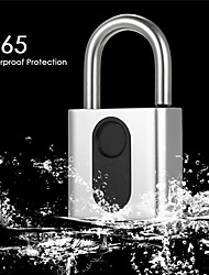 cheap -Bluetooth Smart Vingerafdruk Slot Outdoor Waterdichte Vingerafdruk Hangslot Smart Home Lock Usb Opladen