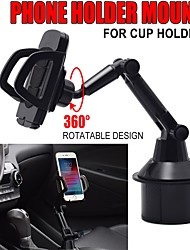 cheap -Long Arm Universal 360 Degree Adjustable Gooseneck Cup Holder Cradle For Cell Phone Cup Holder Stand Cradle Car Mount