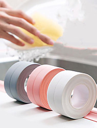 cheap -Kitchen Waterproof Tape Self-adhesive Anti-mildew Strip Wall Stickers Anti-Fouling Strip Gap Seal Strip Sink Wdge Beautiful Seam Stickers  320CM (at least 3PCS)