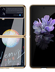 cheap -Phone Case For Samsung Galaxy Flip Z Flip 3 Flip Dustproof Shockproof Graphic PC