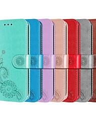 cheap -Phone Case For Apple Wallet Card iPhone 13 Pro Max 12 11 SE 2022 X XR XS Max 8 7 Card Holder Shockproof Flip Solid Colored TPU PC