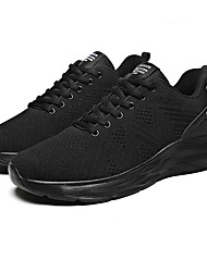 cheap -Men&#039;s Basketball Shoes Oxfords Classic British Daily Office &amp; Career Elastic Fabric Booties / Ankle Boots Black Spring Summer