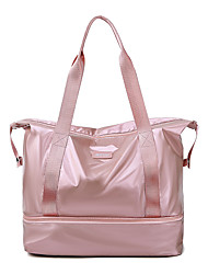 cheap -Sports &amp; Travel Duffle Bag - Foldable Weekender Bag For Women &amp; Men - Lightweight waterproof Shoe Pocket (Black)