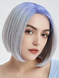 cheap -Front Wigs for White Women Bob Wigs for Black Women Free Part Short Straight Synthetic Bob Wigs with Baby Hair for Daily Party Cosplay Use