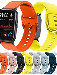 cheap -1 pcs Smart Watch Band Compatible with Amazfit Amazfit Bip Amazfit Bip Lite Amazfit GTS Smartwatch Strap Waterproof Breathable Sweatproof Sport Band Replacement  Wristband