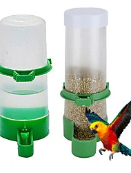 cheap -4pcs/set Bird Water Drinker Feeder Automatic Drinking Fountain Pet Parrot Cage Bottle Drinking Cup Bowls Pet Bird Supplies Dispenser