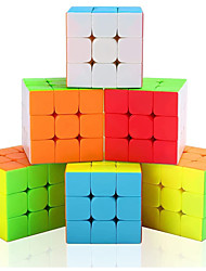 cheap -Speed Cube Set 6 pcs Magic Cube IQ Cube QI YI 3*3*3 Fidget Desk Toy Magic Cube Educational Toy Puzzle Cube Professional Level Speed Teenager Adults&#039; Toy Gift
