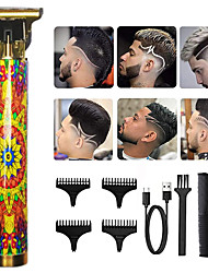 cheap -Hair Clipper Electric Clippers New Electric Men&#039;s Retro T9 Style Buddha Head Carving Oil Head Scissors