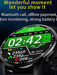 cheap -WS3 Smart Watch 1.28 inch Smartwatch Fitness Running Watch Bluetooth Temperature Monitoring Pedometer Call Reminder Compatible with Android iOS Men Hands-Free Calls Message Reminder Camera Control IP