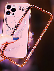 cheap -Phone Case For Apple Back Cover iPhone 13 12 11 Pro Max Mini Rhinestone Crystal Diamond Acrylic