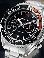cheap -Honmin New Hm1913 Hot Selling European Brand Hippocampus Fashion Five-Pin Steel Belt Men&#039;S Quartz Watch