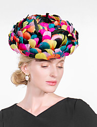 cheap -Luxury Hyperbole Feathers with 1pc Special Occasion / Horse Race Headpiece