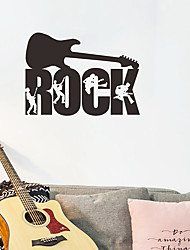 cheap -Rock Wall Stickers Bedroom Living Room Pre-pasted PVC Home Decoration Wall Decal 1pc