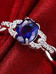 cheap -Ring Party Classic Rosy Pink Dark Blue Alloy Simple Fashion 1pc / Women&#039;s / Gift