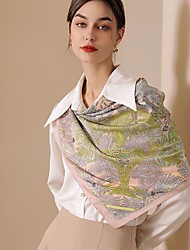 cheap -Sleeveless Ladies / Elegant Imitation Silk Holiday / Tea Party Shawl &amp; Wrap / Shawls / Women&#039;s Wrap With Pattern / Print