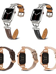 cheap -1pc Smart Watch Band Compatible with Apple iWatch 38/40/41mm 42/44/45mm PU Leather Luxury Adjustable Classic Clasp Leather Loop for iWatch Smartwatch Strap Wristband for Series 7 / SE / 6/5/4/3/2/1