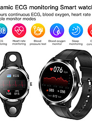 cheap -X3 Smart Watch 1.3 inch Smartwatch Fitness Running Watch Bluetooth ECG+PPG Pedometer Call Reminder Compatible with Smartphone Men Waterproof Long Standby Media Control IP 67 46mm Watch Case