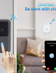 cheap -WIFI Doorbell Smart Home Wireless Phone Door Bell Camera Security Video Intercom 720P HD IR Night Vision For Apartments