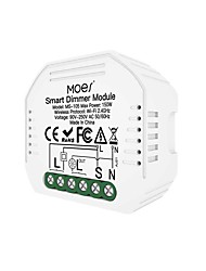 cheap -Smart Switch WM-105/WIFI DIMMER SWITCH MODULE 1GANG 2GANG for Daily / Living Room / Bedroom APP Control / Timing Function / Safety WIFI 90-250 V