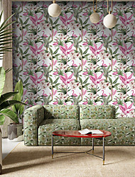 cheap -Flamingo Frosted Texture Wallpaper Living Room Tv Background Wall Decoration Waterproof Self-adhesive Wallpaper