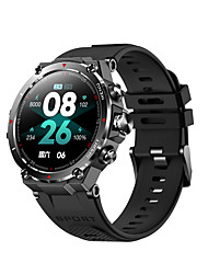 cheap -696 HM03 Smart Watch 1.3 inch Smart Band Fitness Bracelet Bluetooth Pedometer Sleep Tracker Heart Rate Monitor Compatible with Android iOS Men GPS IP68 31mm Watch Case