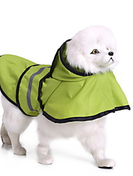 cheap -Dog Raincoats for Large Dogs with Reflective Strip Hoodie,Rain Poncho Jacket for Small Medium Dog