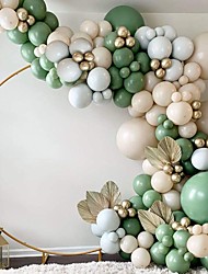 cheap -Balloon Garland Arch Kit - Avocado Green Balloon with Blush Balloons Gold Balloons and Macaron Gray Balloons for Wedding Birthday Party Baby Shower Party Background Decoration