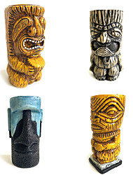 cheap -Bar Tiki Cup Personality Hawaiian Cocktail Cup Creative Cup Resin Cup Tiki Cup Zombie Cup